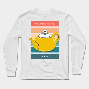 Colourful Yorkshire Tea Teapot Long Sleeve T-Shirt